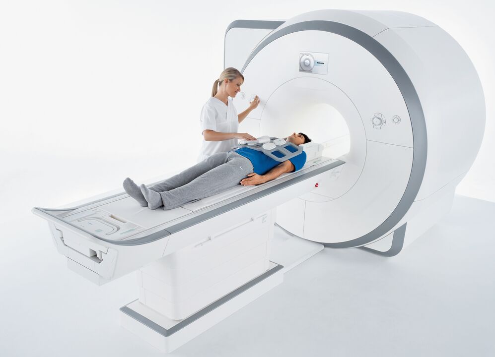 mri Diagnostik vu Réckschmerzen